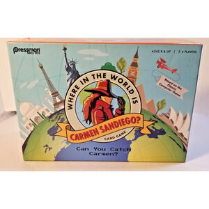 Where in the World is Carmen Sandiego? Card Game Unplayed Opened Complete